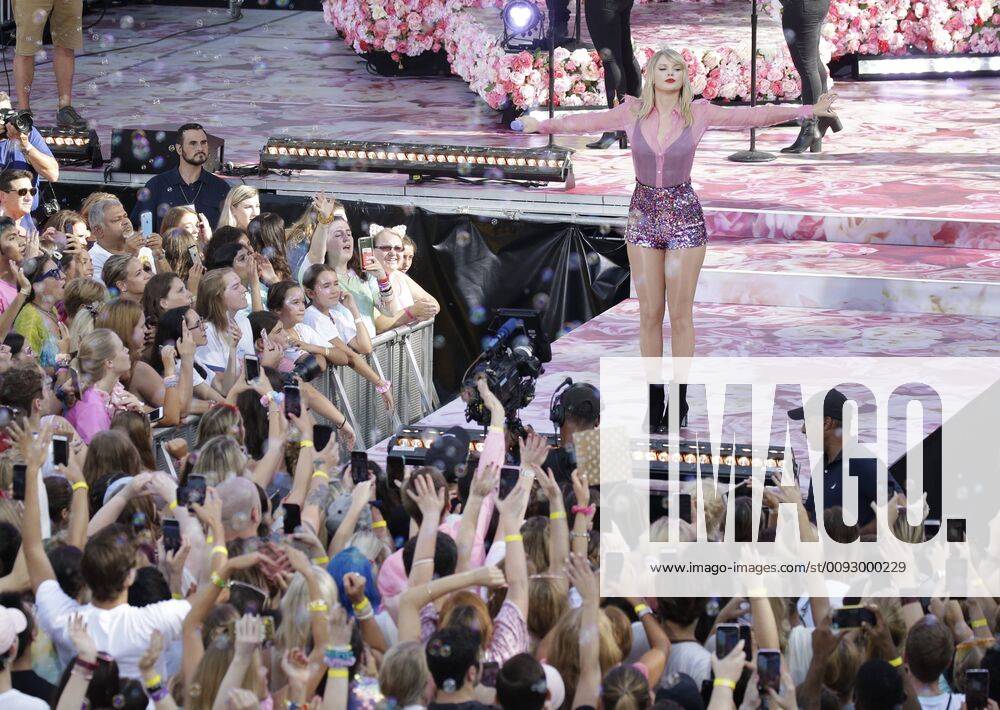 Taylor Swift performs on the Good Morning America Show at the Rumsey Playfield SummerStage in Central Park in New York City on Thursday, August 22, 2019. NYP20190822102 JOHNxANGELILLO
