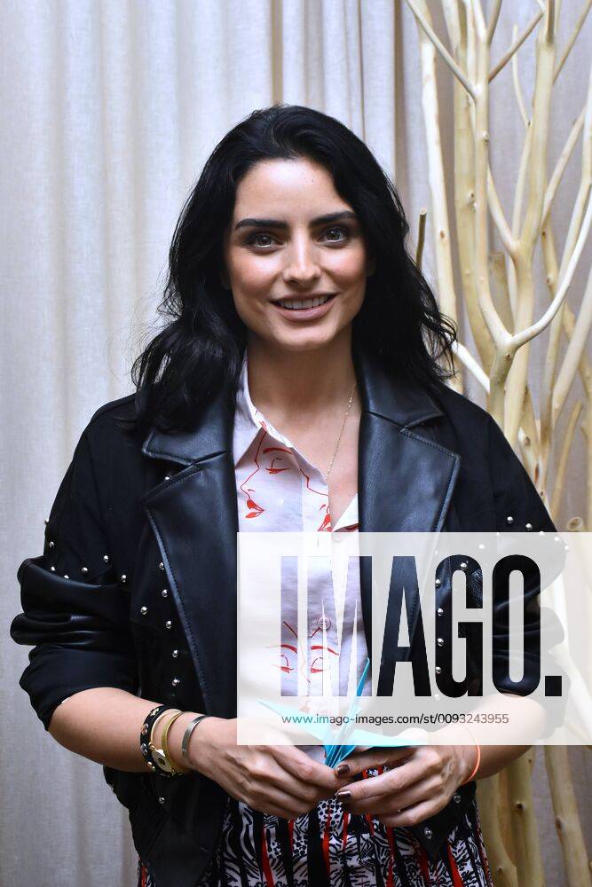 Bien Fest 2019 press conference MEXICO CITY, MEXICO - SEPTEMBER 3: Actress Aislinn Derbez poses for photos during a press conference to promote Bien Fest 2019 It is a festival to raise awareness among citizens to be in good health at Casa Zertu on September 3, 2019 in Mexico City, Mexico