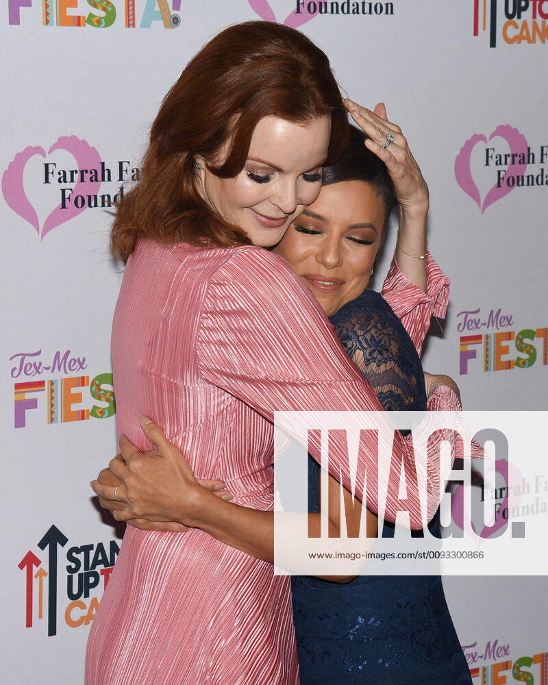 Marcia Cross and Eva Longoria attends at the Farrah Fawcett Foundation s Tex-Mex Fiesta honoring Marcia Cross at Wallis Annenberg Center for the Performing Arts in Beverly Hills, California, on September 6, 2019. The Farrah Fawcett Foundation s Tex-Mex Fiesta