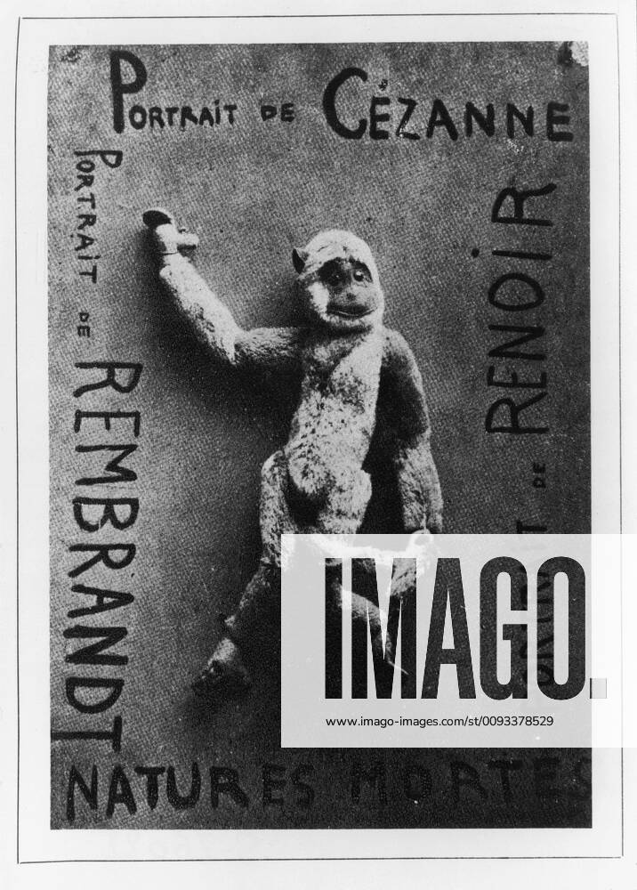 Picabia, Portrait of Cézanne, portrait of Renoir, Portrait of Rembrandt Francis Picabia French school Portrait of Cézanne, portrait of Renoir, Portrait of Rembrandt 1920 Toy monkey and oil on cardboard Reproduced in Cannibale on April 25, 1920 Francis Picabia (1879-1953). These photographic works are protected by legislation concerning literary and artistic property in all countries. Royalties are handled by ADAGP. To publish or diffuse these photographs, you must imperatively obtain the authorization of ADAGP or its correspondents abroad and to pay corresponding royalties. : htt