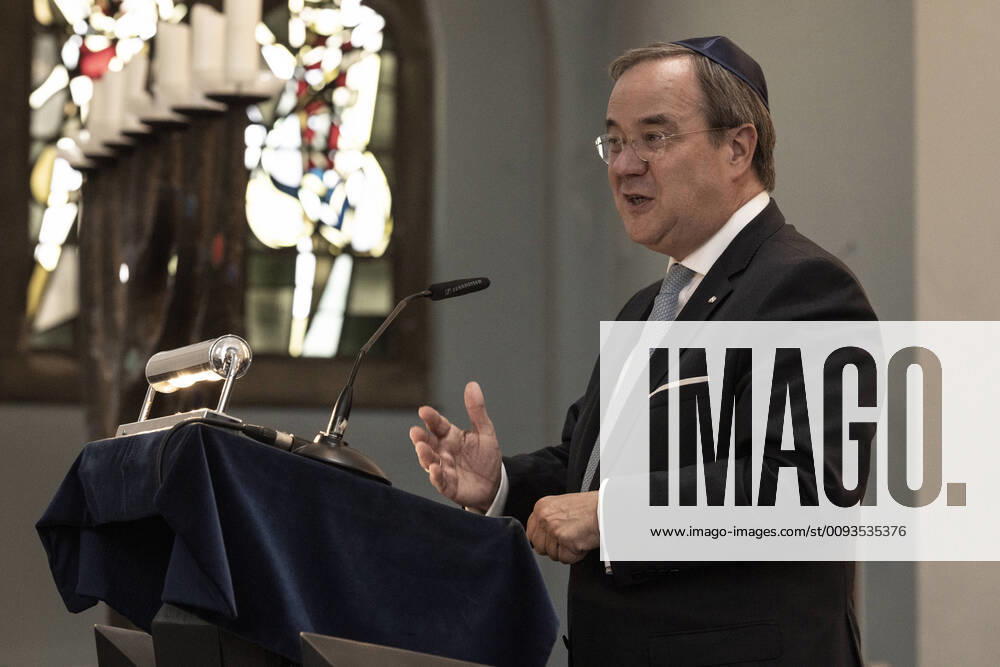 Fiftieth Anniversary of the Inauguration of the Cologne Synagogue On 20 September 2019, the Prime Minister of North Rhine-Westphalia, Armin Laschet, will give his address with Kippa to celebrate the 50th Anniversary of the Inauguration of the Cologne Synagogue North Rhine-Westphalia Germany
