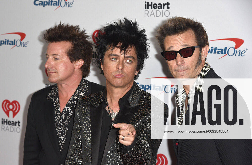 LAS VEGAS, NV - SEPTEMBER 20: Tre Cool, Billie Joe Armstrong and Mike Dirnt of Green Day attend the iHeartRadio Music Festival at T-Mobile Arena on September 20, 2019 in Las Vegas, Nevada. Photo: imageSPACE Las Vegas USA - ZUMAs181 20190920_zea_s181_004
