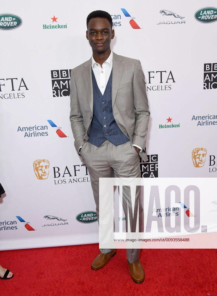 Beverly Hills, California - Ethan Herisse. 2019 BAFTA Los Angeles and BBC America TV Tea Party held at Poolside at The Beverly Hilton Hotel. Photo Credit: Birdie Thompson AdMedia 245283 2019-09-21 California Beverly Hills Etats-Unis