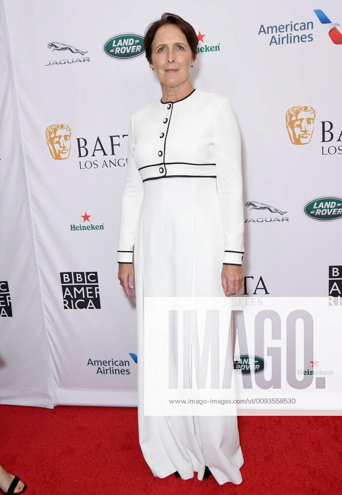 Beverly Hills, California - Fiona Shaw. 2019 BAFTA Los Angeles and BBC America TV Tea Party held at Poolside at The Beverly Hilton Hotel. Photo Credit: Birdie Thompson AdMedia 245283 2019-09-21 California Beverly Hills Etats-Unis