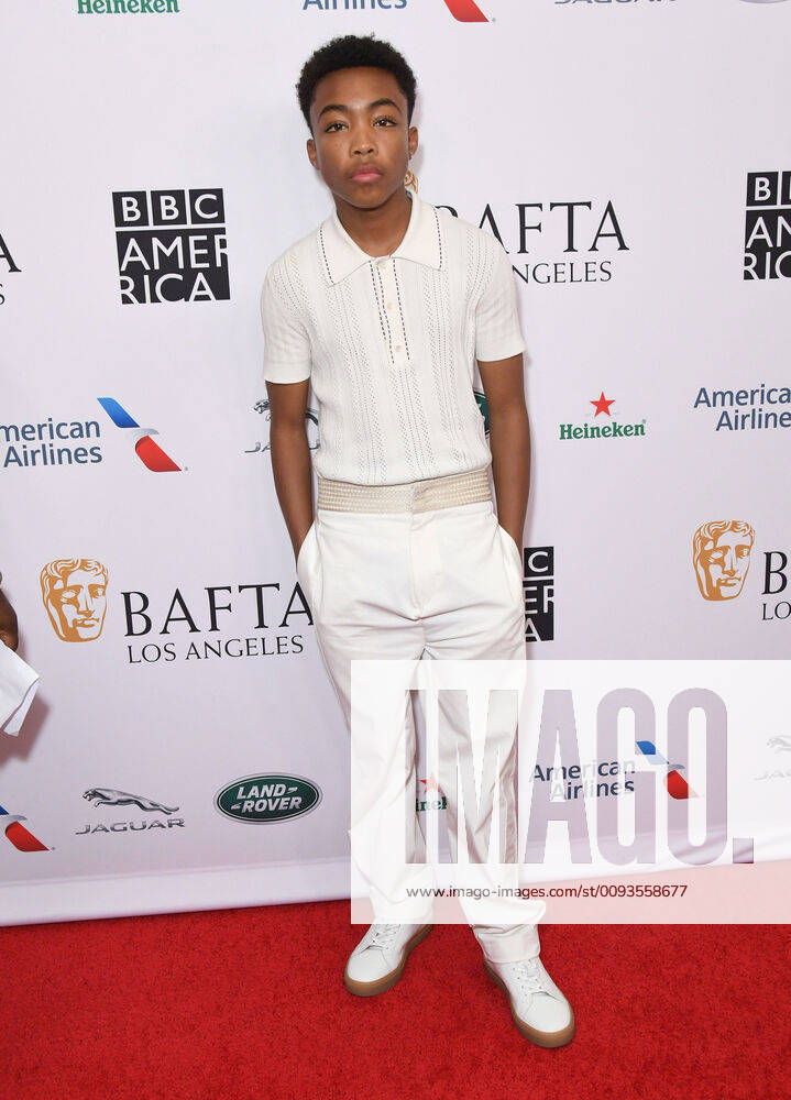 Beverly Hills, California - Asante Black. 2019 BAFTA Los Angeles and BBC America TV Tea Party held at Poolside at The Beverly Hilton Hotel. Photo Credit: Birdie Thompson AdMedia 245283 2019-09-21 California Beverly Hills Etats-Unis