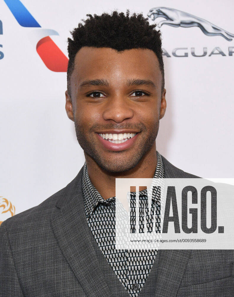 Beverly Hills, California - Dyllon Burnside. 2019 BAFTA Los Angeles and BBC America TV Tea Party held at Poolside at The Beverly Hilton Hotel. Photo Credit: Birdie Thompson AdMedia 245283 2019-09-21 California Beverly Hills Etats-Unis