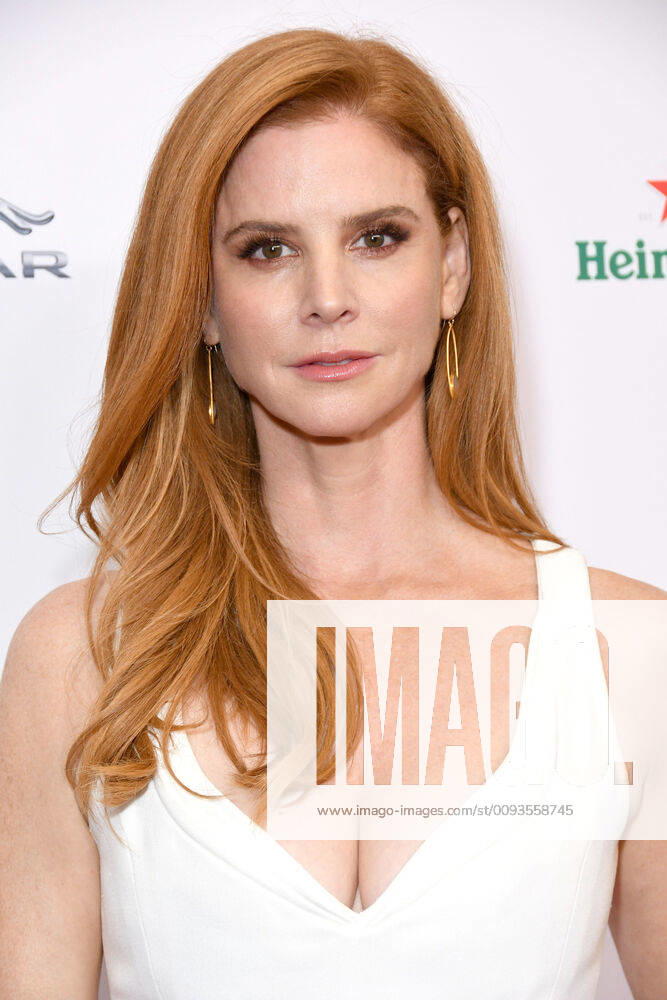 Beverly Hills, California - Sarah Rafferty. 2019 BAFTA Los Angeles and BBC America TV Tea Party held at Poolside at The Beverly Hilton Hotel. Photo Credit: Birdie Thompson AdMedia 245283 2019-09-21 California Beverly Hills Etats-Unis