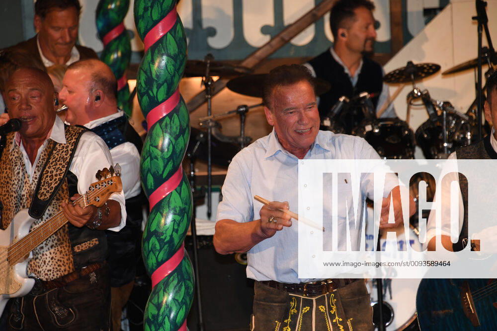 Arnold Schwarzenegger Wies n 2019 tents 2 days Oktoberfest 2019 Theresienwiese Munich 22 September 2019