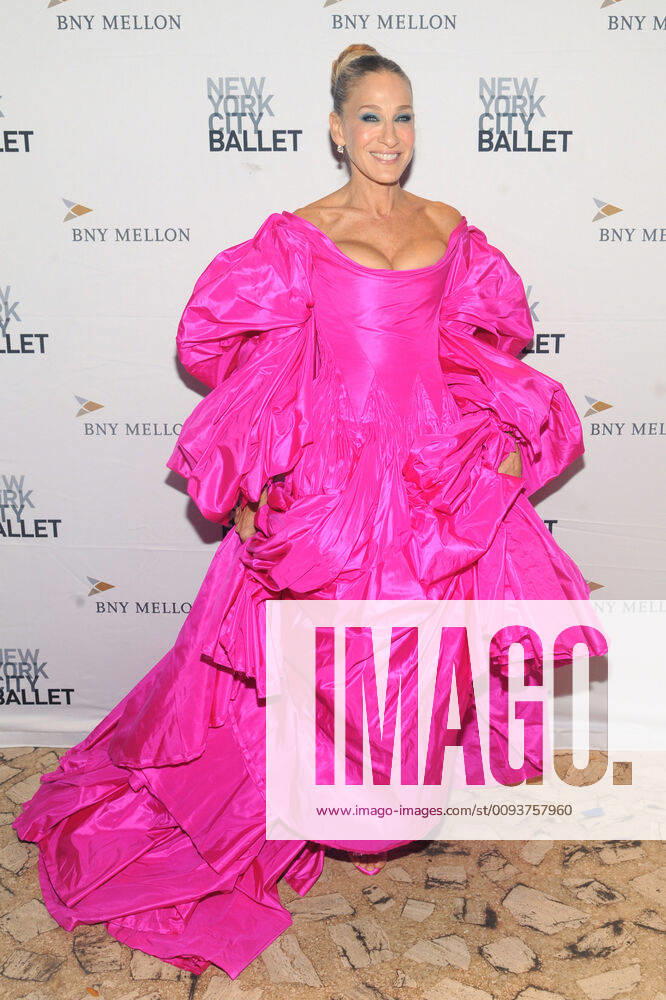 NEW YORK, NY- SEPTEMBER 26: Sarah Jessica Parker at the Eighth Annual New York City Ballet Fall Fashion Gala at David H. Koch Theater at Lincoln Center in New York City on September 26, 2019.