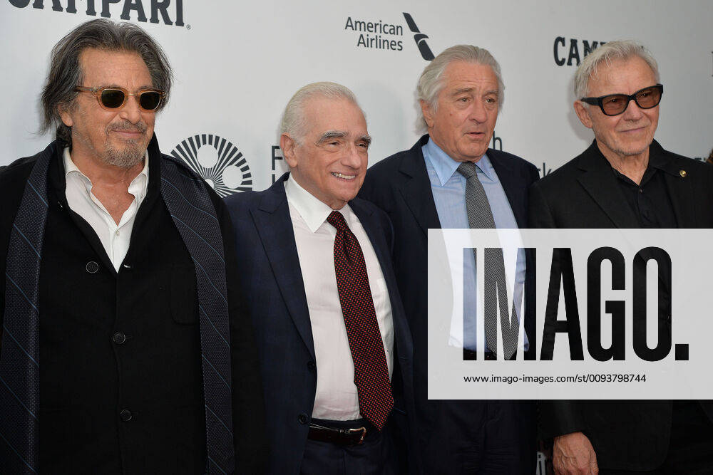 New York, NY, USA September 27, 2019 New York City Al Pacino, Martin Scorsese, Robert De Niro and Harvey Keitel attending arrivals for The Irishman film premiere and opening night of 57th New York Film Festival on September 27, 2019 in New York City New York USA - ZUMAny1_ 20190927_zaf_ny1_069