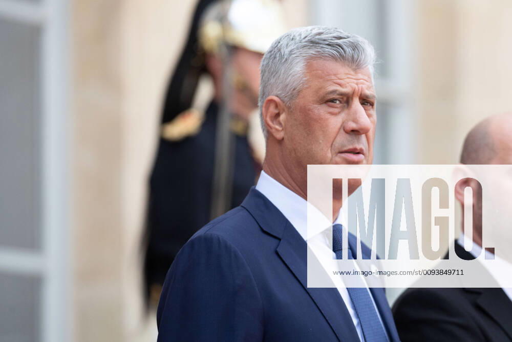 Kosovo President Hashim Thaci leaves after a lunch at the Elysee Palace after the funeral ceremony for late French President Jacques Chirac during a national day of mourning in Paris, France, September 30, 2019. Former French President Jacques Chirac died on September 26, 2019.