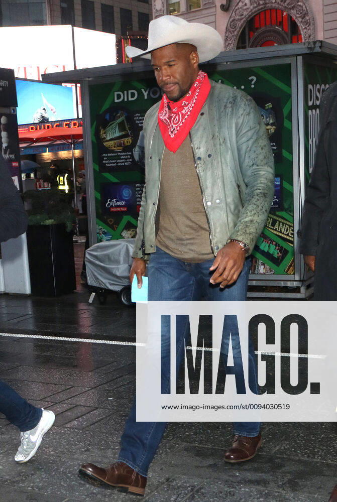 NEW YORK, NY - OCTOBER 9: Michael Strahan seen at ABC s Strahan, Sara & Keke in New York city on October 09, 2019.