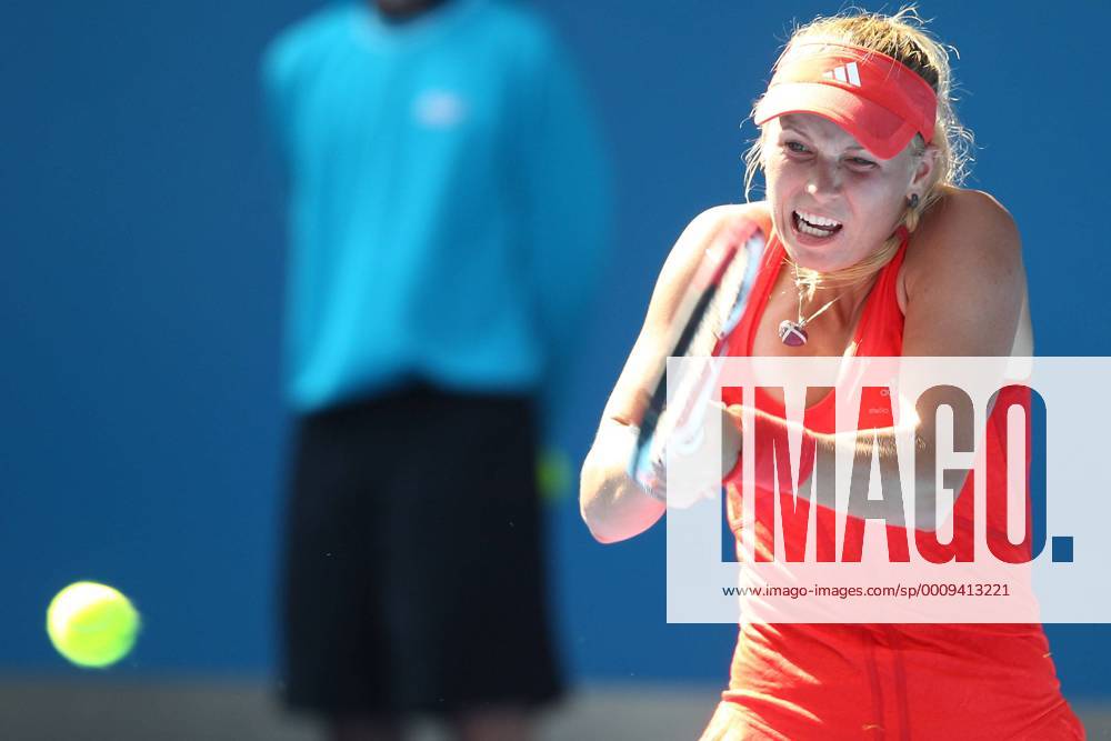 Caroline Wozniacki, DEN, in the second round of 2012 Tennis Australian Open in Melbourne, 18 01 2012 -