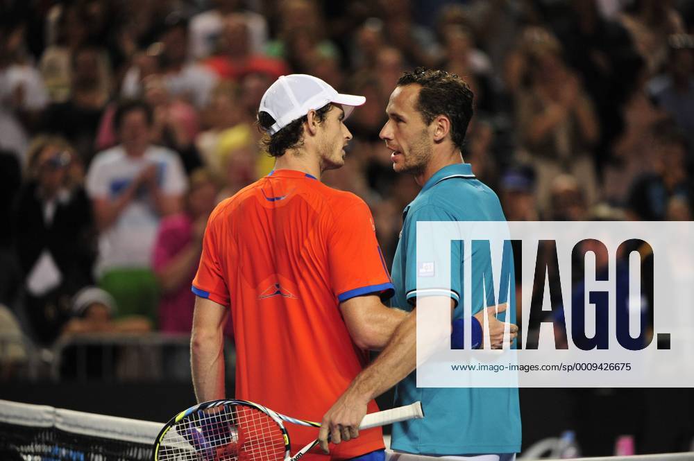 Melbourne, Australia. Andy Murray (GBR) V Michael Llodra (FRA) on Hisense Arena at the Australian Open Blakemanx ActionPlus11236800