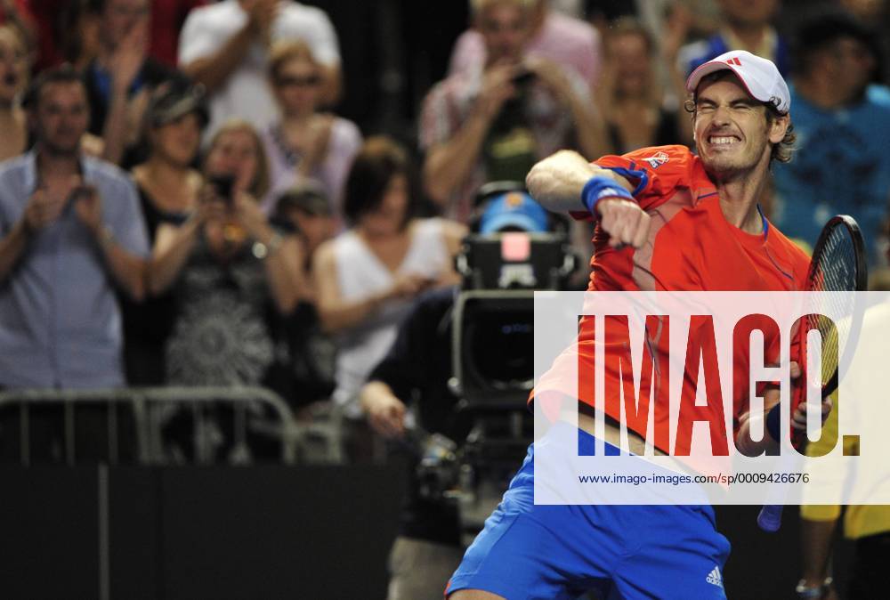 Melbourne, Australia. Andy Murray (GBR) on Hisense Arena at the Australian Open Blakemanx ActionPlus11236801