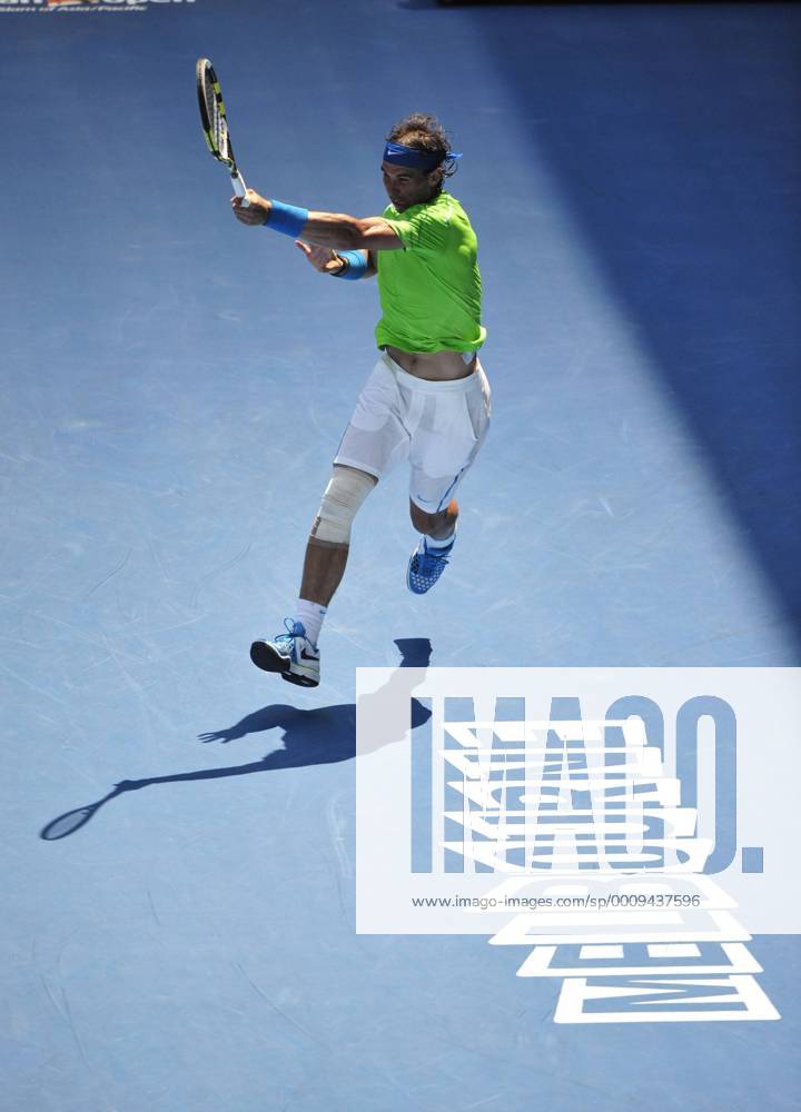 Melbourne, Australia. Rafael Nadal (ESP) on Rod Laver Arena at the Australian Open Blakemanx ActionPlus20214257