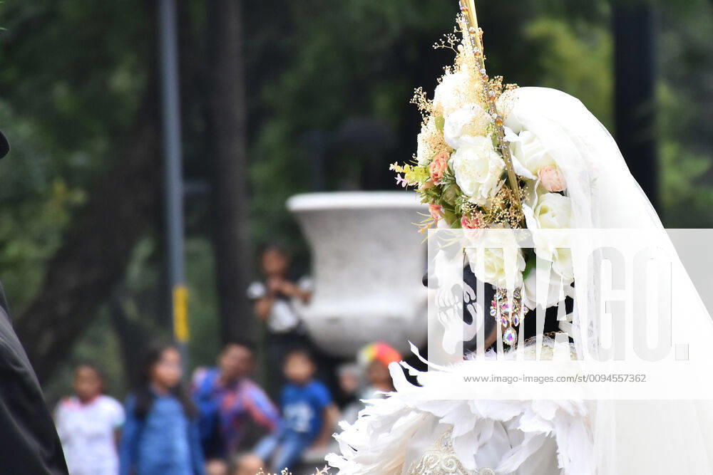 Day of the Dead International Parade in Mexico City MEXICO CITY, MEXICO - OCTOBER 27: Participants take part during the commemorative Day of the Dead International Parade as part of celebrations of the mexican traditions Day of the Dead (Dia de Muertos) at Hemiciclo a Juarez on October 27, 2019 in Mexico City, Mexico
