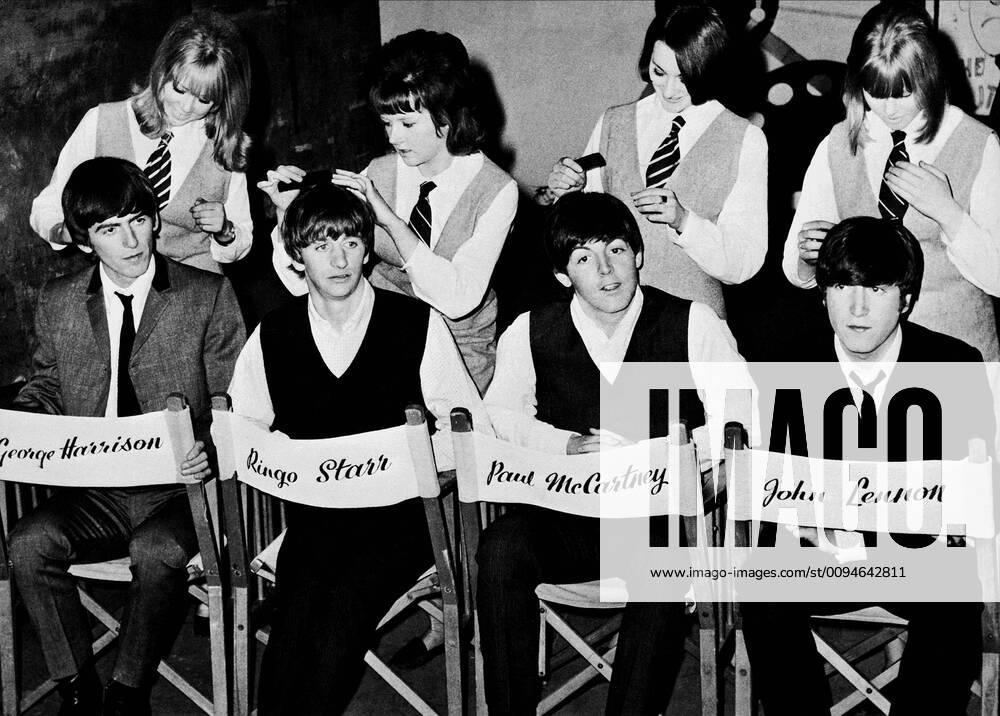 George Harrison, Ringo Starr, Paul Mccartney & John Lennon Characters: George,Ringo,Paul & John Film: A Hard Day S Night; The Beatles (UK 1964) Director: Richard Lester 06 July 1964