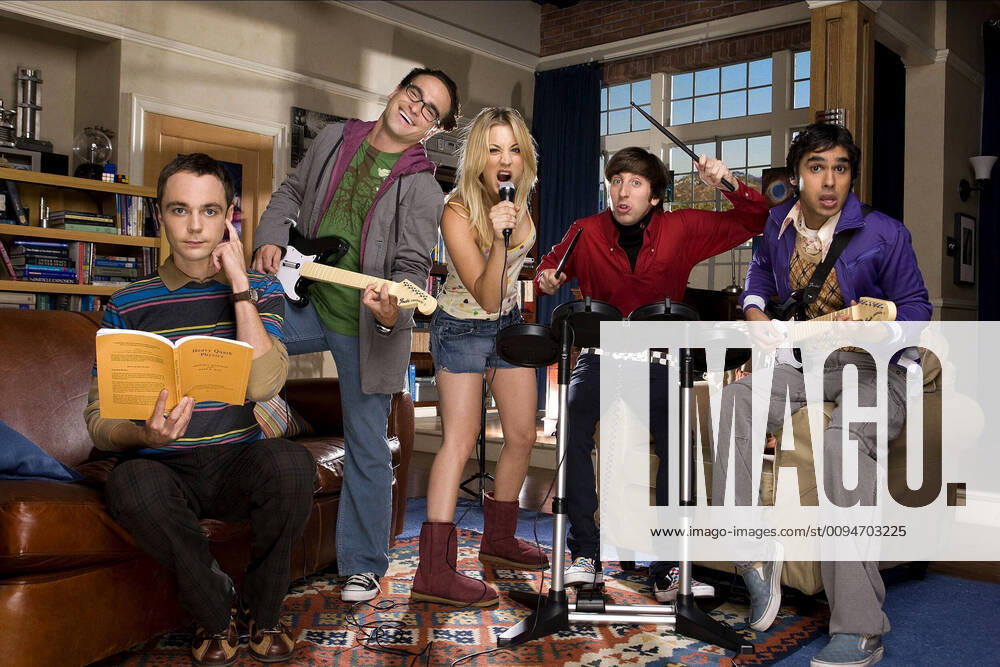 Jim Parsons, Johnny Galecki, Kaley Cuoco, Simon Helberg & Kunal Nayyar Television: The Big Bang Theory (TV-Serie) Usa 2007-