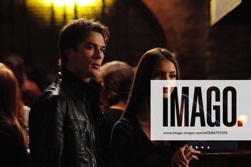 Ian Somerhalder & Nina Dobrev Characters: Damon Salvatore, Elena Gilbert Television: The Vampire Diaries : Season 1 (TV-Serie) Usa 2009-2017, 1. Staffel, Season 1 Episode 1.08: 162 Kerzen (162 Candles, Regie: Rick Bota, 2009) 10 September 2009
