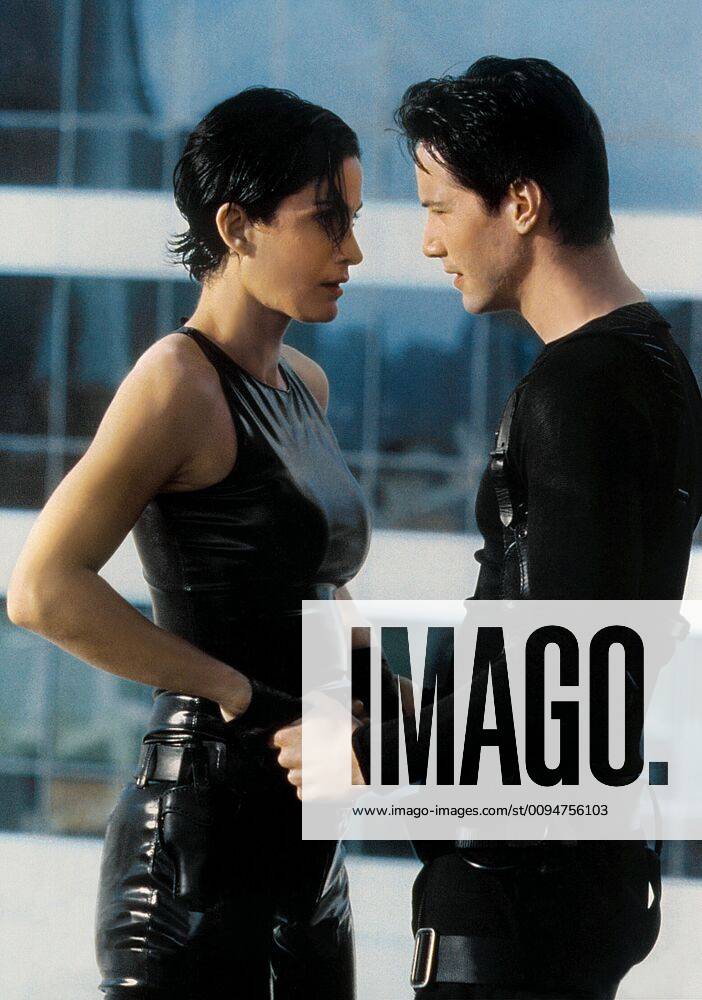Carrie-Anne Moss Keanu Reeves Characters: Trinity,Neo Film: The Matrix (USA AUS 1999) Director: The Wachowski Brothers 31 March 1999