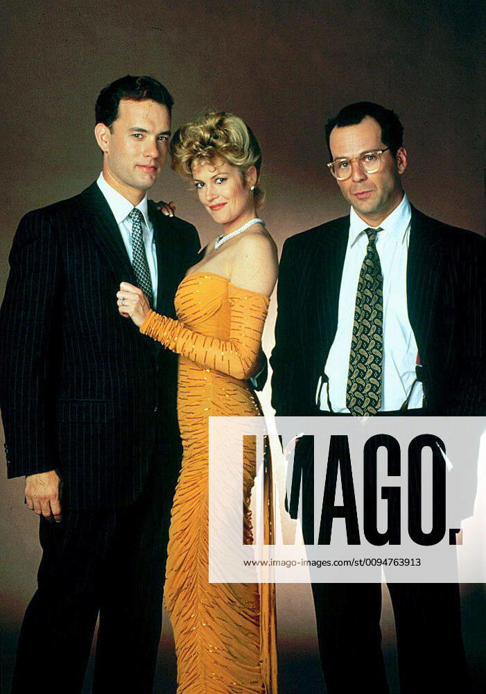 Tom Hanks, Melanie Griffith & Bruce Willis Characters: Sherman McCoy,Maria Ruskin,Peter Fallow Film: The Bonfire Of The Vanities (USA 1990) Director: Brian De Palma 21 December 1990