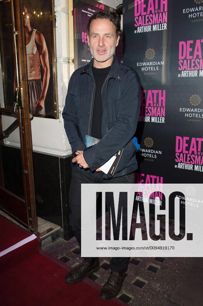 Andrew Lincoln seen arriving for the Press night of Death Of A Salesman at the Piccadilly Theatre, London, UK. NOVEMBER 4th 2019 TSTx193968