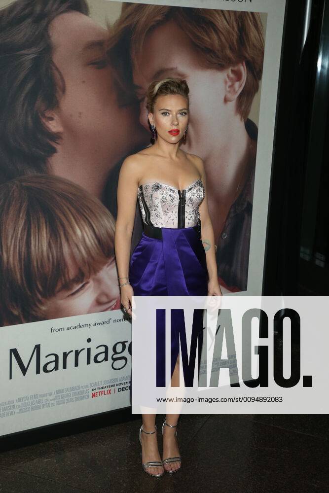 Scarlett Johansson arriving at the premiere of Marriage Story at the DGA Theater on November 05, 2019 in Los Angeles, California La United States of America - ZUMAny1_ 20191105_zaf_ny1_091