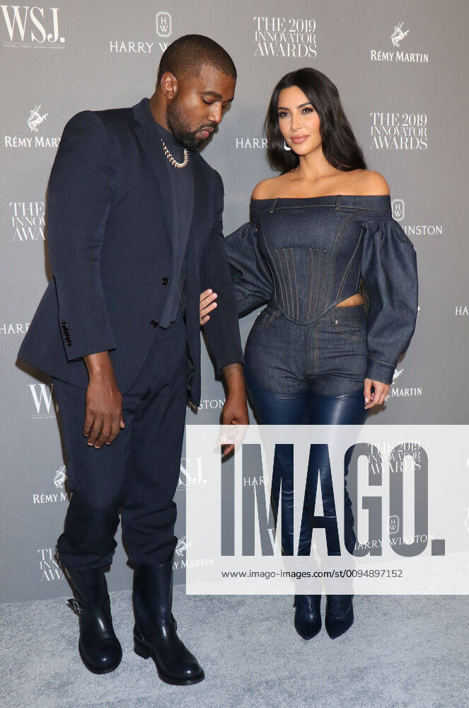 NEW YORK, NY- NOVEMBER 6: Kanye West and Kim Kardashian West at the 9th Annual WSJ. Magazine Innovator Awards at The Museum of Modern Art in New York City on November 6, 2019.