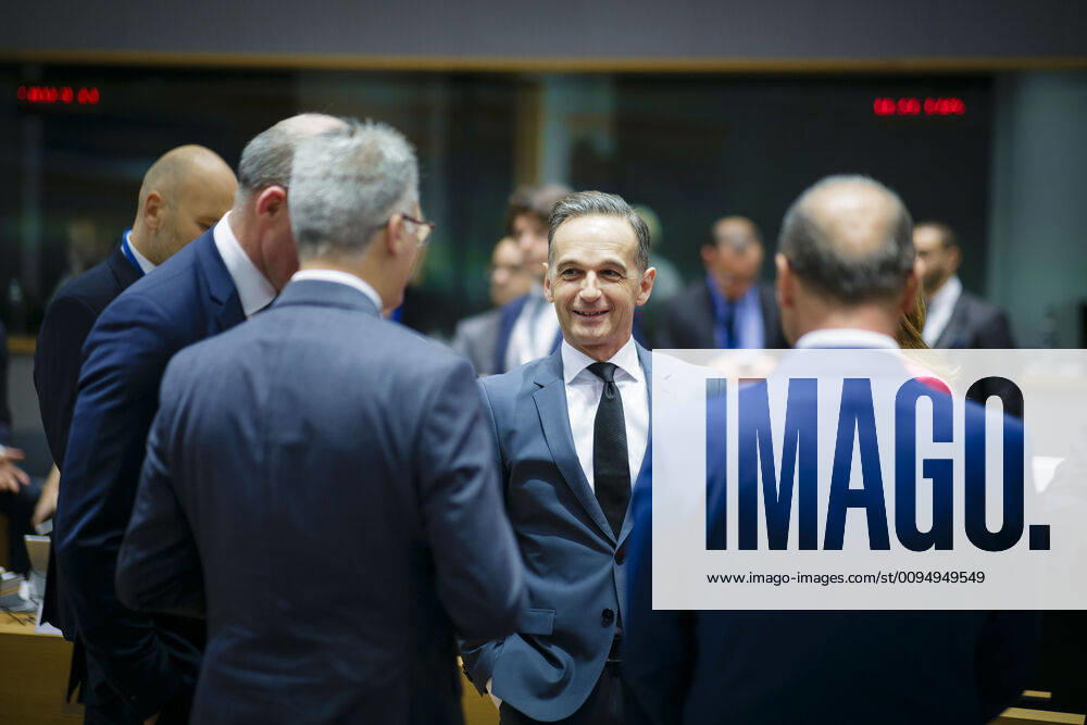 Federal Foreign Minister Heiko Maas, SPD, attends Brussels Foreign Relations Council Brussels, 11 11 2019 Brussels Belgium