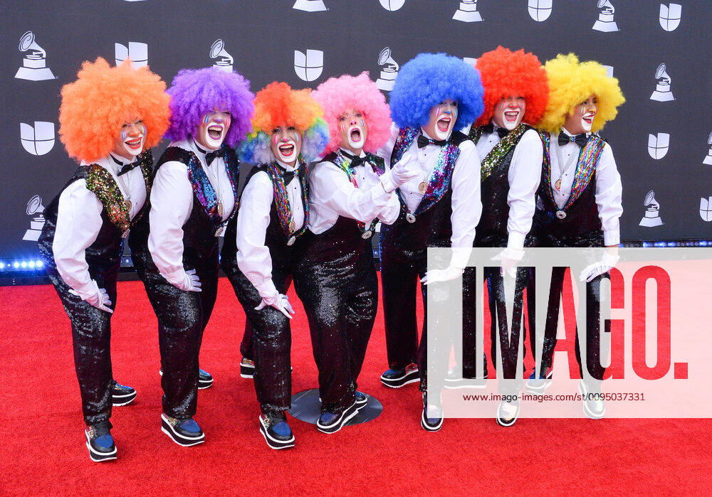 Ni Fu ni Fa arrives on the red carpet for the 20th annual Latin Grammy Awards honoring Columbian singer Juanes at the MGM Grand Convention Center in Las Vegas, Nevada on Thursday, November 14, 2019. LAV20191114102 JIMxRUYMEN