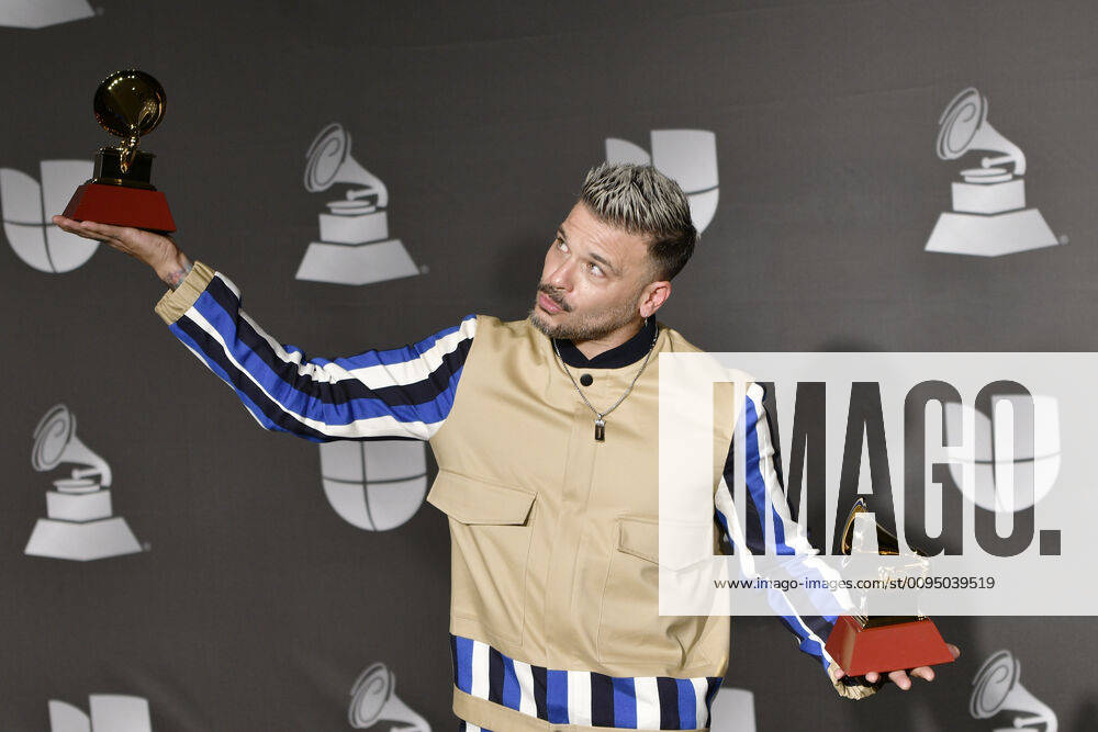LAS VEGAS, NV - NOVEMBER 14: Pedro Cap? in the press room at the 20th Annual Latin Grammy Awards at the MGM Grand Garden Arena in Las Vegas, Nevada on November 14, 2019.