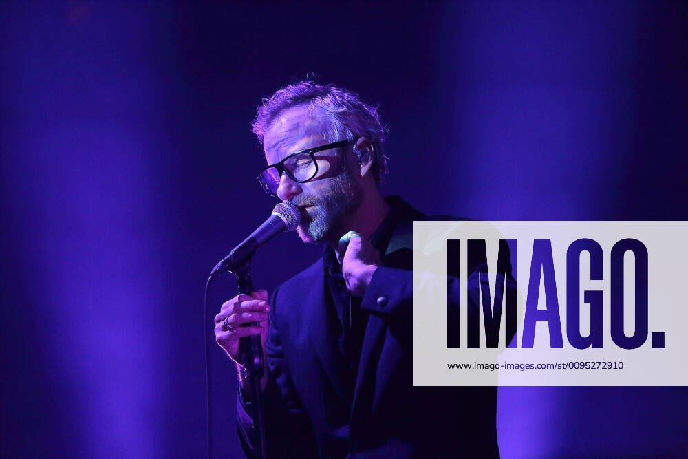 Matt Berninger of the band The National at a concert in the Columbiahalle in Berlin, 26 November 2019 Concert of The National in Berlin