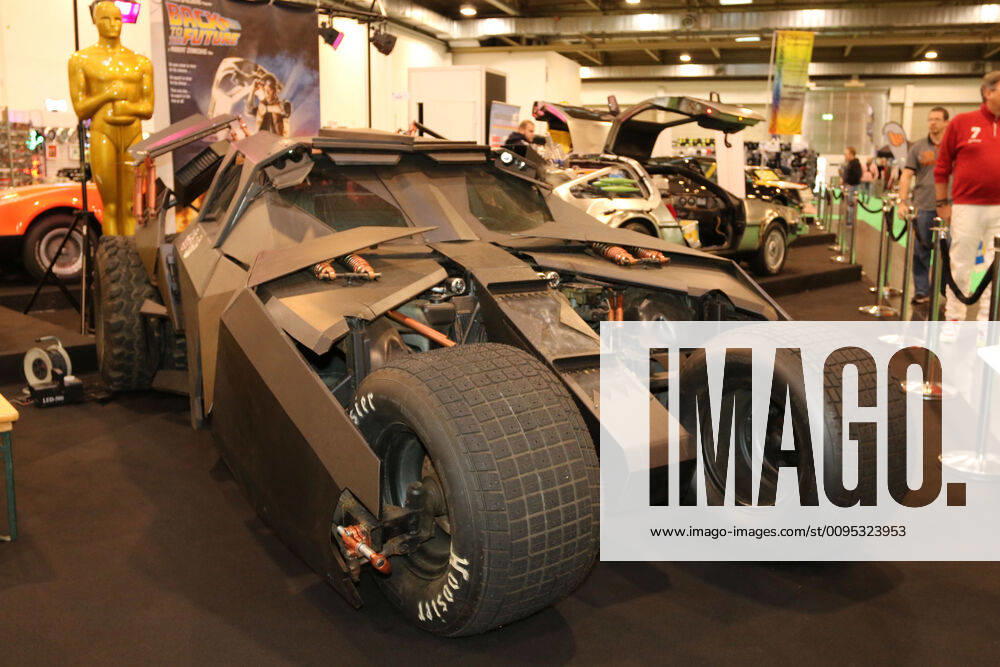 Tumbler from Batman Begins replica based on Pontiac Fiero , special show Filmautos Auto Stars, 38 Classic Prestige Salon in the context of the 52 Essen Motor Show 2019 30 11 08 12 2019, press day 29 11 2019 , Auto, Automobilmesse, exhibition for sporty cars Tuning Motorsport and Oldtimer, Messe Essen, Essen D