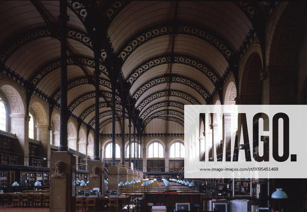 Sainte Genevieve Library Inside view of the Sainte Genevieve library in the 5th arrondissement of Paris Credit Photo Migny KHARBINE TAPABOR KH74401