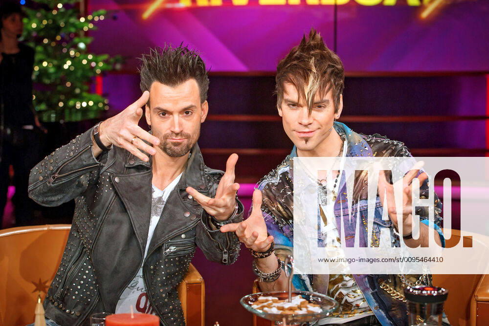 MDR Riverboat Ehrlich Brothers on the occasion of the recording of the MDR talk show Riverboat on 06 12 2019 in Studio 3 of the Mediacity Leipzig 20191206SFL0035