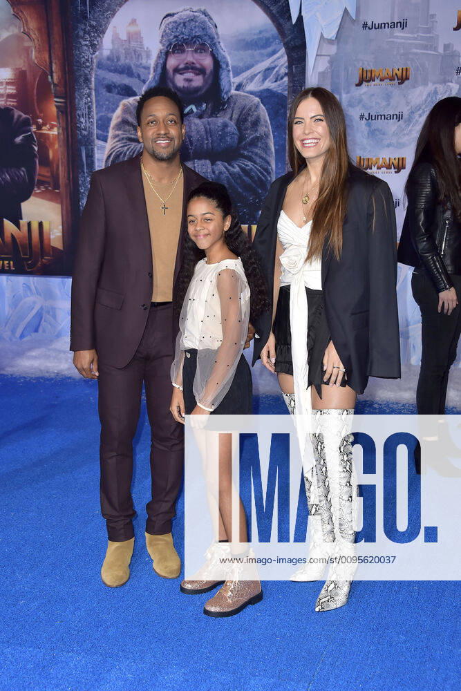 Jaleel White with daughter Samaya White and wife Bridget Hardy at the premiere of the movie Jumanji The Next Level at TCL Chinese Theater Los Angeles, 09 12 2019 Foto:xD.xStarbuckx xFuturexImage