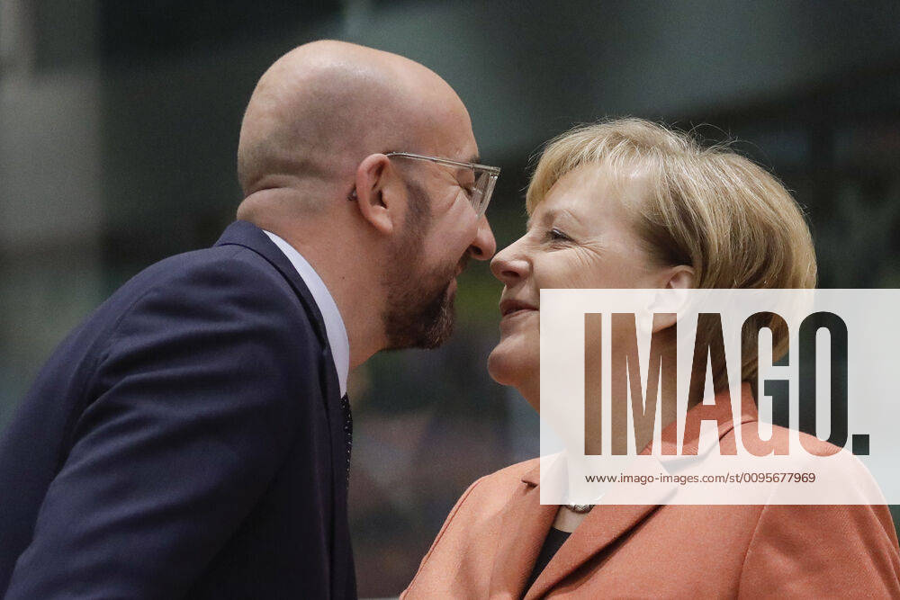 European Council President Charles Michel and Chancellor of Germany Angela Merkel pictured during the first day of the EU summit meeting, Thursday 12 December 2019, at the European Union headquarters in Brussels. This is the first summit since the installation of Belgian EU Council president Michel. THIERRYxROGE 05724105