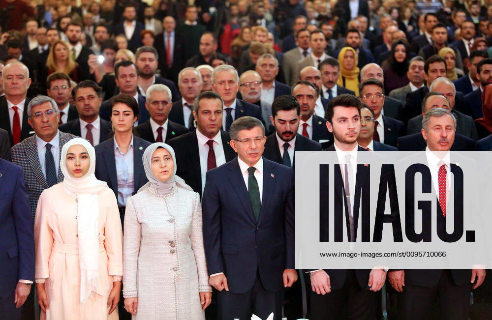 Turkey s former Prime Minister Ahmet Davutoglu announced the launch of his new political party, named Future Party Gelecek Party in Ankara on Dec. 13, 2019. 16593091