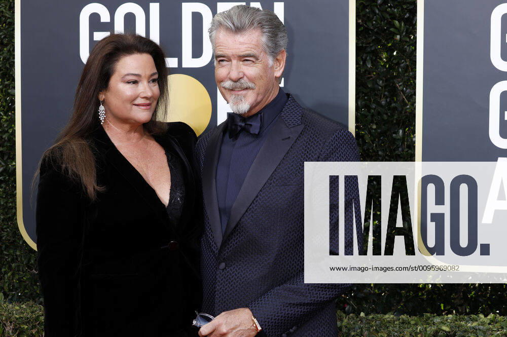 Keely Shaye Smith and Pierce Brosnan at the presentation of the 77 Golden Globe Awards at the Beverly Hilton Hotel Beverly Hills, 05 01 2020 Foto:xJ.xFuturexImage