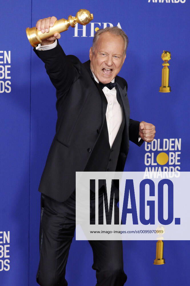 Stellan Skarsgard with the award for Best Actor in a supporting role in Chernobyl at the 77 Golden Globe Awards ceremony at the Beverly Hilton Hotel Beverly Hills, 05 01 2020 Foto:xJ.xFuturexImage