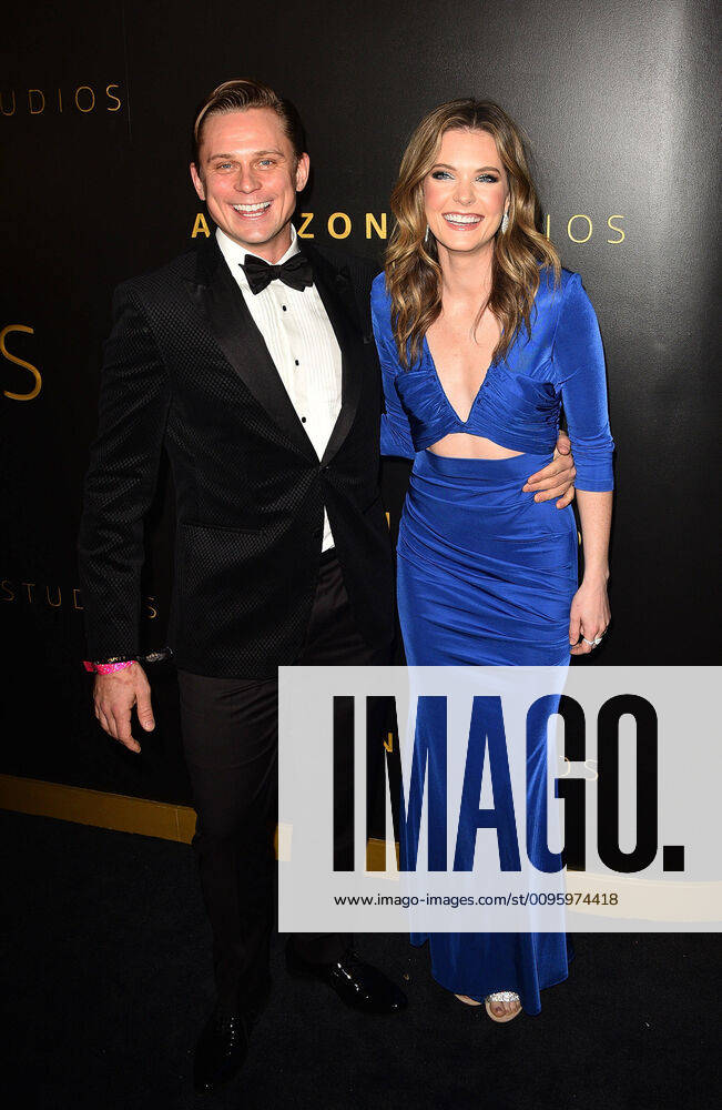 BEVERLY HILLS, CALIFORNIA - JANUARY 05: Billy Magnussen and Meghann Fahy attend the Amazon Studios Golden Globes After Party at The Beverly Hilton Hotel on January 05, 2020 in Beverly Hills, California. Photo: imageSPACE Los Angeles USA - ZUMAs181 20200106_zea_s181_128