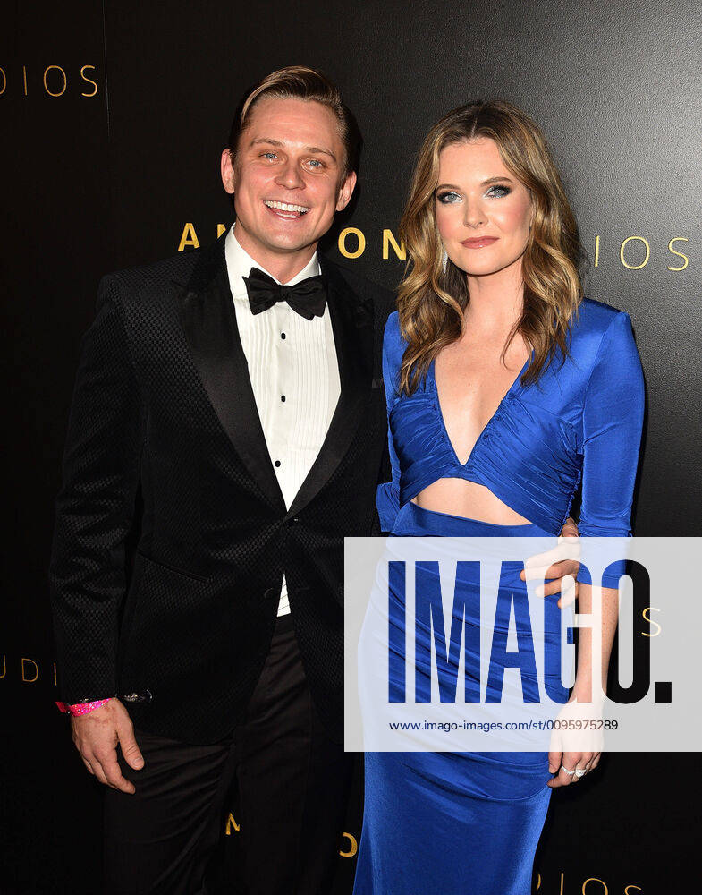 BEVERLY HILLS, CALIFORNIA - JANUARY 05: Billy Magnussen and Meghann Fahy attend the Amazon Studios Golden Globes After Party at The Beverly Hilton Hotel on January 05, 2020 in Beverly Hills, California. Photo: imageSPACE MediaPunch