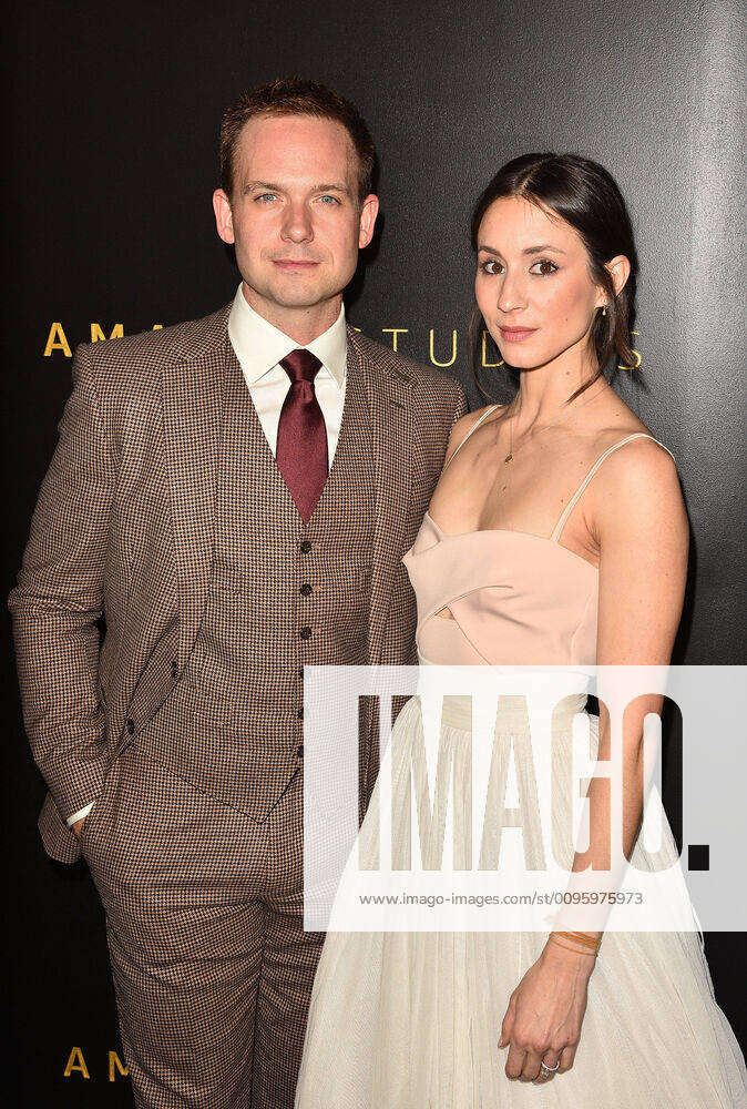 BEVERLY HILLS, CALIFORNIA - JANUARY 05: Patrick J. Adams and Troian Bellisario attend the Amazon Studios Golden Globes After Party at The Beverly Hilton Hotel on January 05, 2020 in Beverly Hills, California. Photo: imageSPACE MediaPunch