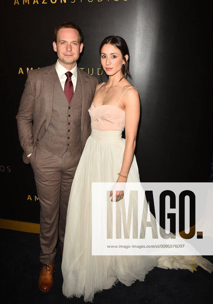 BEVERLY HILLS, CALIFORNIA - JANUARY 05: Patrick J. Adams and Troian Bellisario attend the Amazon Studios Golden Globes After Party at The Beverly Hilton Hotel on January 05, 2020 in Beverly Hills, California. Photo: imageSPACE MediaPunch