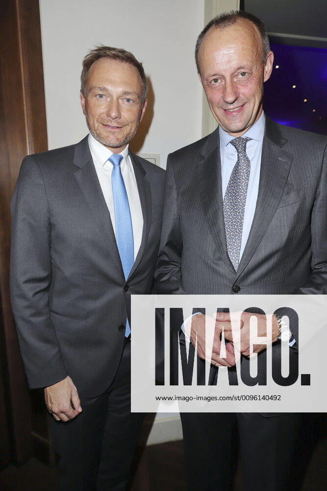 Christian Lindner and Friedrich Merz at the Blankenese New Years Reception in the Hotel Süllberg Hamburg, 09 01 2020 Foto:xFuturexImage