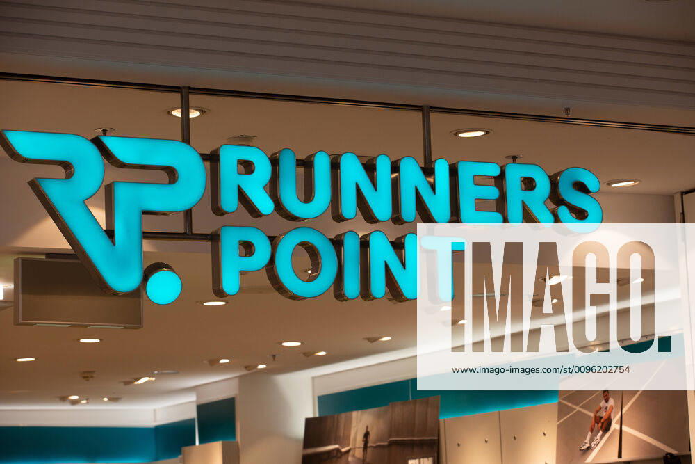 Shops in the Riemarcaden, Runners Point shop in the shopping centre Riem Arcaden in Munich on 13 January 2020 Bavaria Germany