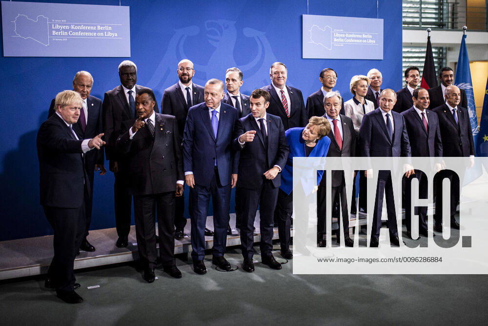 Family photo at the Libya Conference in Berlin, 19 01 2020 Berlin Germany