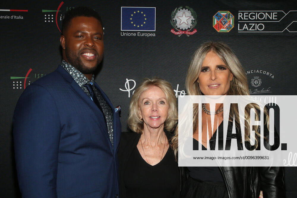 2020 Filming Italy Awards held at The Italian Cultural Institute Theatre..Featuring: Winston Duke, Dawn Allen, Tiziana Rocca.Where: Los Angeles, California, United States.When: 22 Jan 2020.Credit: Faye s Vision Los Angeles United States - ZUMAc218 20200122_zea_c218_102