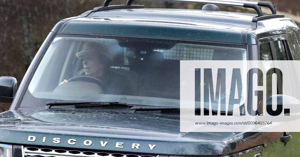 Princess Anne, The Princess Royal, driving with Prince Philip (Duke of Edinburgh) in the passenger seat (not wearing a seatbelt, on the day that Queen Elizabeth II is seen out in public driving around the Sandringham Estate, and hopefully on the road to recovering from a slight cold . Two days ago Her Majesty was unable to attend her annual visit to the Women s Institute meeting at West Newton due to feeling under the weather. Queen Elizabeth II, Sandringham, Norfolk, on January 25, 2020.